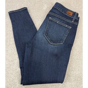 Paige Verdugo Ankle Stretch Skinny Jeans Women's Size 30 Dark Blue Denim